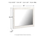 Gerridan - Bedroom Mirror - White / Gray - Simple Home Plus