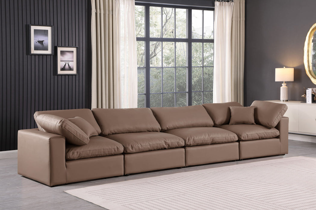 Comfy - Faux Leather Modular Sofa 4 Seats - Simple Home Plus