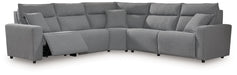 ModMax II - Salt And Pepper - Reclining Sectional - Simple Home Plus