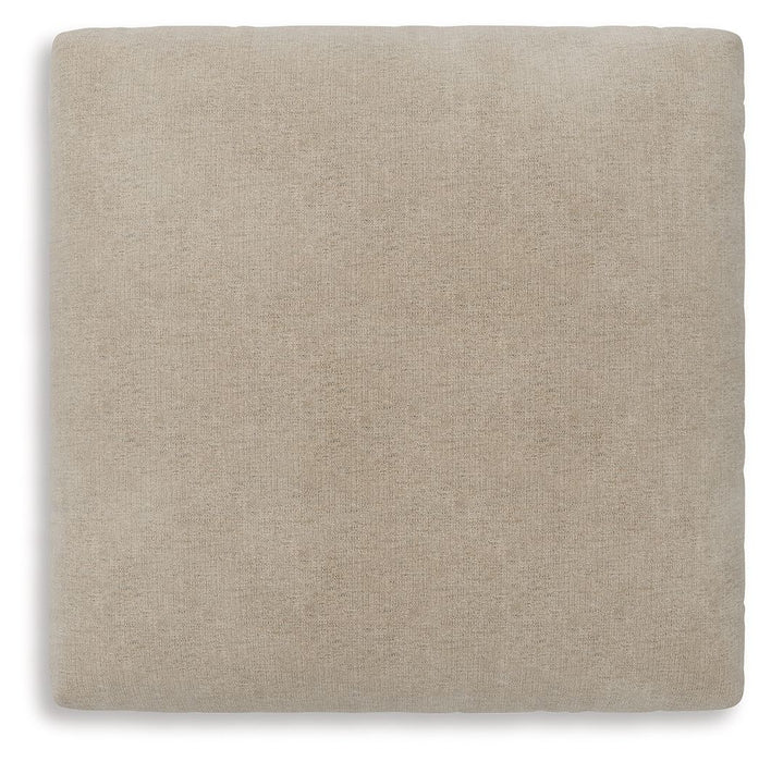 Whitehaven - Oversized Accent Ottoman - Oatmeal