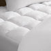 Dream Puff - Overfilled Down Alternative King Mattress Pad - White - Simple Home Plus