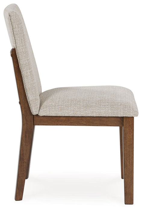 Kraeburn - Beige / Brown - Dining Upholstered Side Chair (Set of 2) - Simple Home Plus