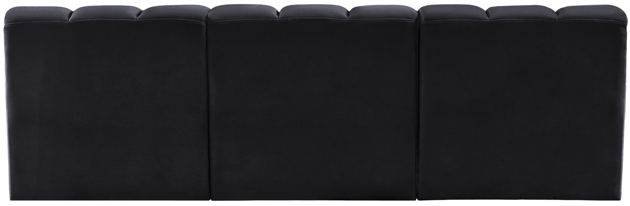 Arc - Velvet 3 Piece Modular Straight Sofa - Simple Home Plus