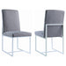Mackinnon - Upholstered Dining Side Chair (Set of 2) - Gray - Simple Home Plus
