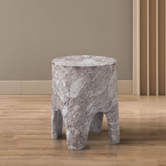 Foligno - Concrete End Table - Simple Home Plus