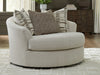 Barrelton - Barley - Oversized Swivel Accent Chair - Simple Home Plus