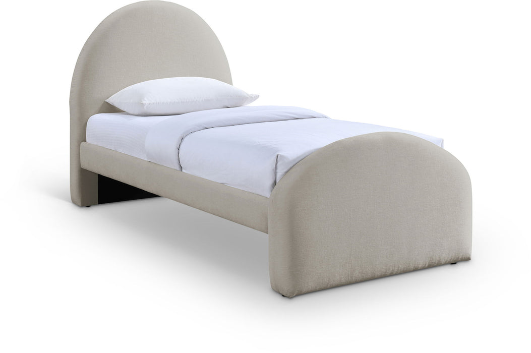 Andaz - Chenille Fabric Upholstered Bed - Simple Home Plus