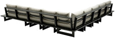 Maldives - 7 Piece Water Resistant Outdoor Patio Modular Sectional With Gray Base - Simple Home Plus