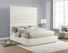 Adam - Chenille Fabric Bed With 89" Headboard - Simple Home Plus