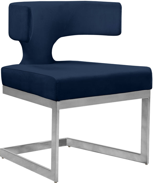 Alexandra - Dining Chair with Chrome Legs - Simple Home Plus