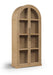 Corva - Solid Wood, Oak Veneer And Stainless Steel Storage Cabinet - Simple Home Plus