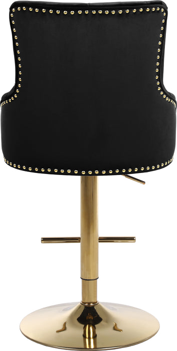 Claude - Adjustable Stool with Gold Base - Simple Home Plus