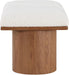 Pavilion - 2 Piece Modular Bench With Brown Base - Simple Home Plus