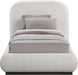 Vaughn - Chenille Bed With Black Base - Simple Home Plus