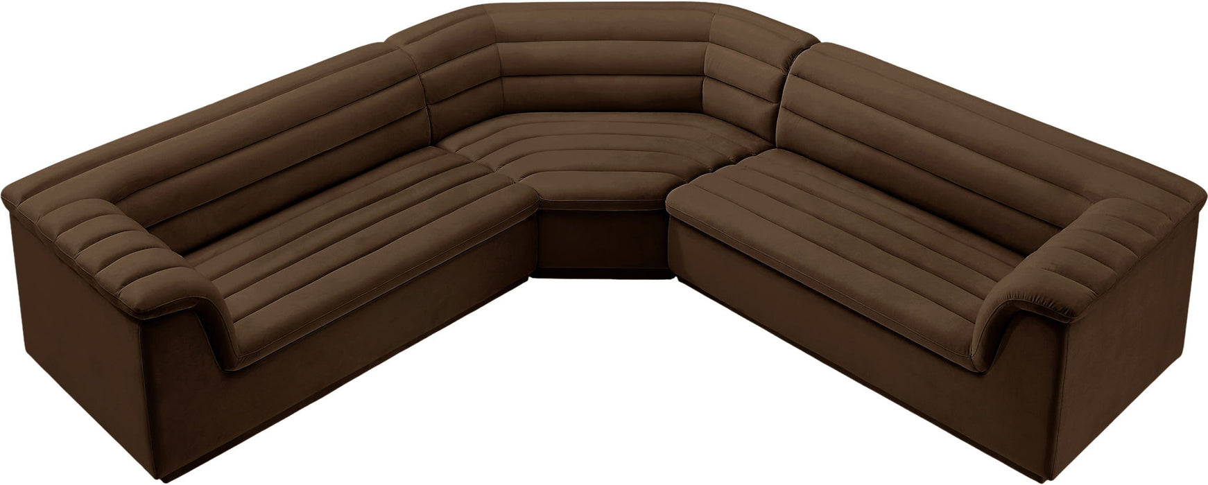 Cascade - Velvet Modular Sectional - Simple Home Plus