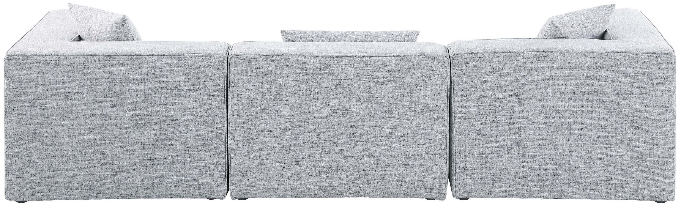 Cube - Linen Modular 3 Seat Sofa - Simple Home Plus