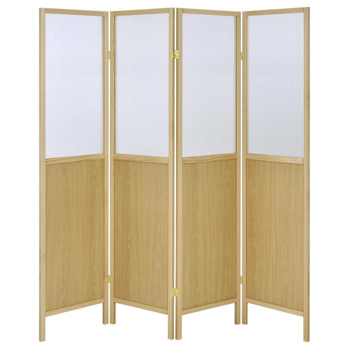 Mattison - 4-Panel Room Divider Folding Shoji Screen - Simple Home Plus