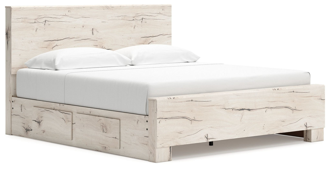 Lawroy - Panel Bed With Storage - Simple Home Plus