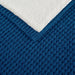 Rowan - Waffle Knit Chenille Throw - Navy Blue - Simple Home Plus