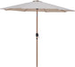 Fiji - Aluminum Patio Umbrella With Round Teak Base - Simple Home Plus