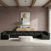 Rummi - Armless Velvet Performance Fabric Upholstered 9 Piece Modular Sectional - Simple Home Plus