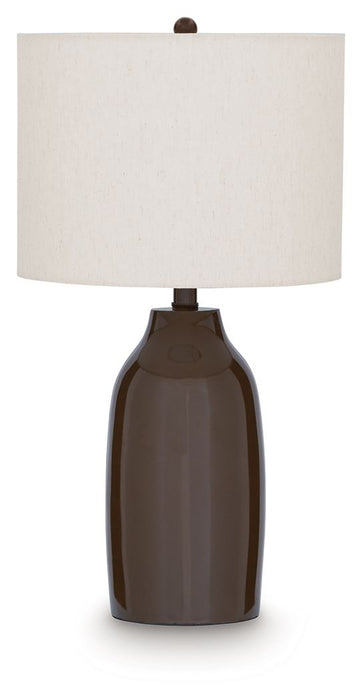 Jyler - Terracotta Table Lamp - Brown - Simple Home Plus