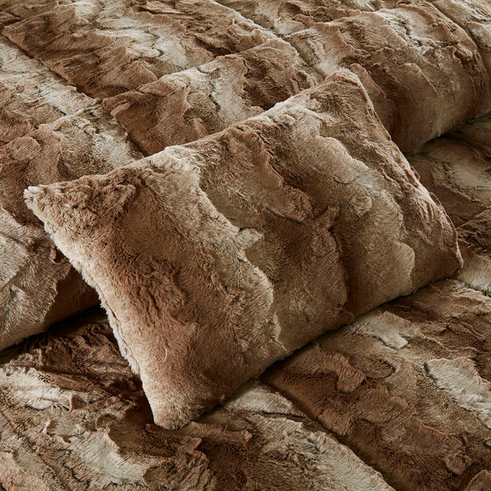 Zuri - Comforter (Set of 4) - Tan - Simple Home Plus