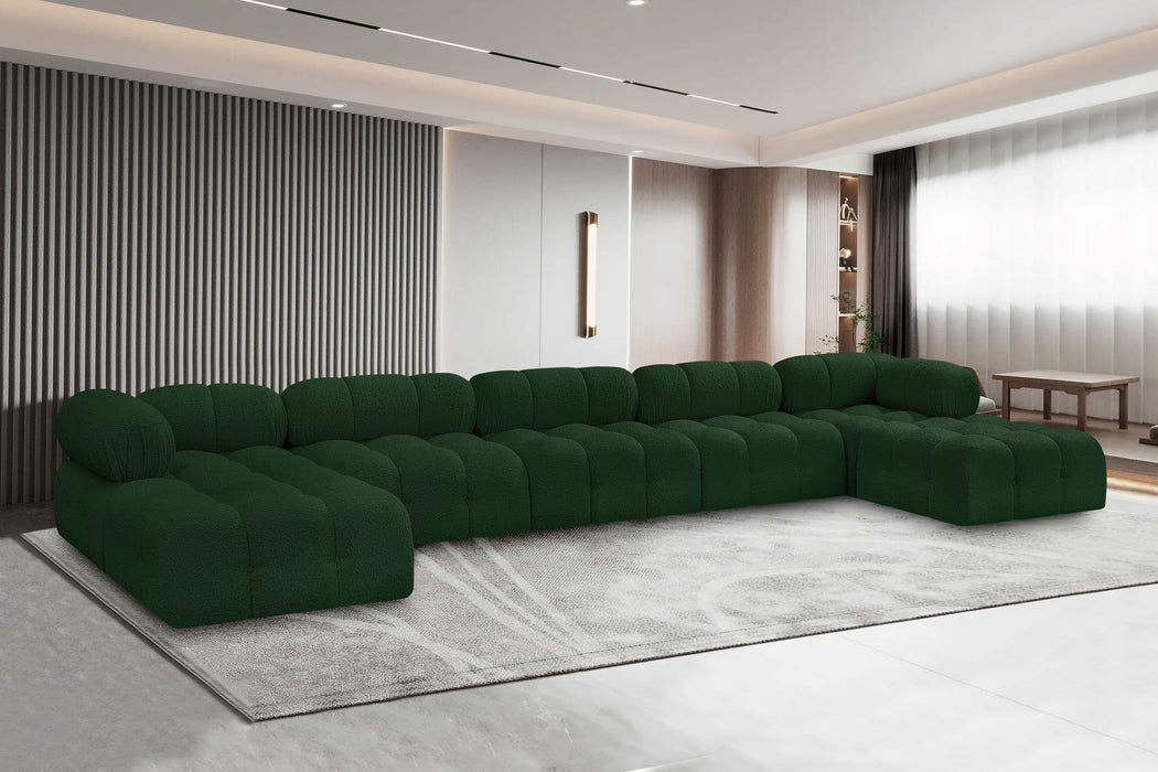 Ames - 7 Piece Fabric Modular U-Shaped Sectional - Simple Home Plus