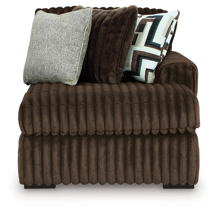 Midnight-Madness - RAF Corner Chaise - Chocolate - Simple Home Plus