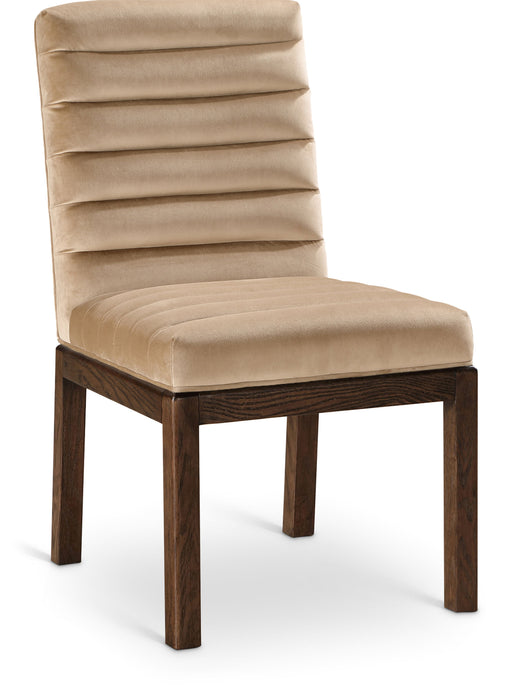 Evelyn - Dining Chair With Brown Legs - Simple Home Plus