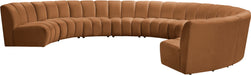 Infinity - 9 Piece Modular Sectional - Saddle - Simple Home Plus