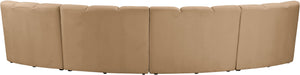 Infinity - 4 Piece Modular Sectional - Camel - Simple Home Plus