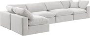 Comfy - 5 Piece Velvet Modular Sectional - Simple Home Plus