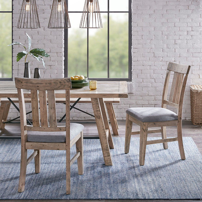 Sonoma - Dining Side Chair (Set of 2) - Natural / Gray - Simple Home Plus