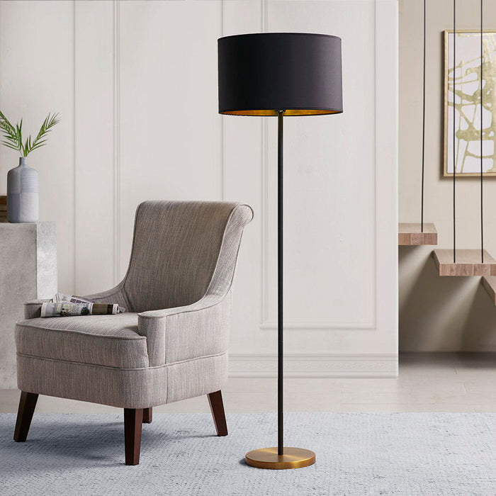 Hunts - Floor Lamp - Gold / Black - Simple Home Plus