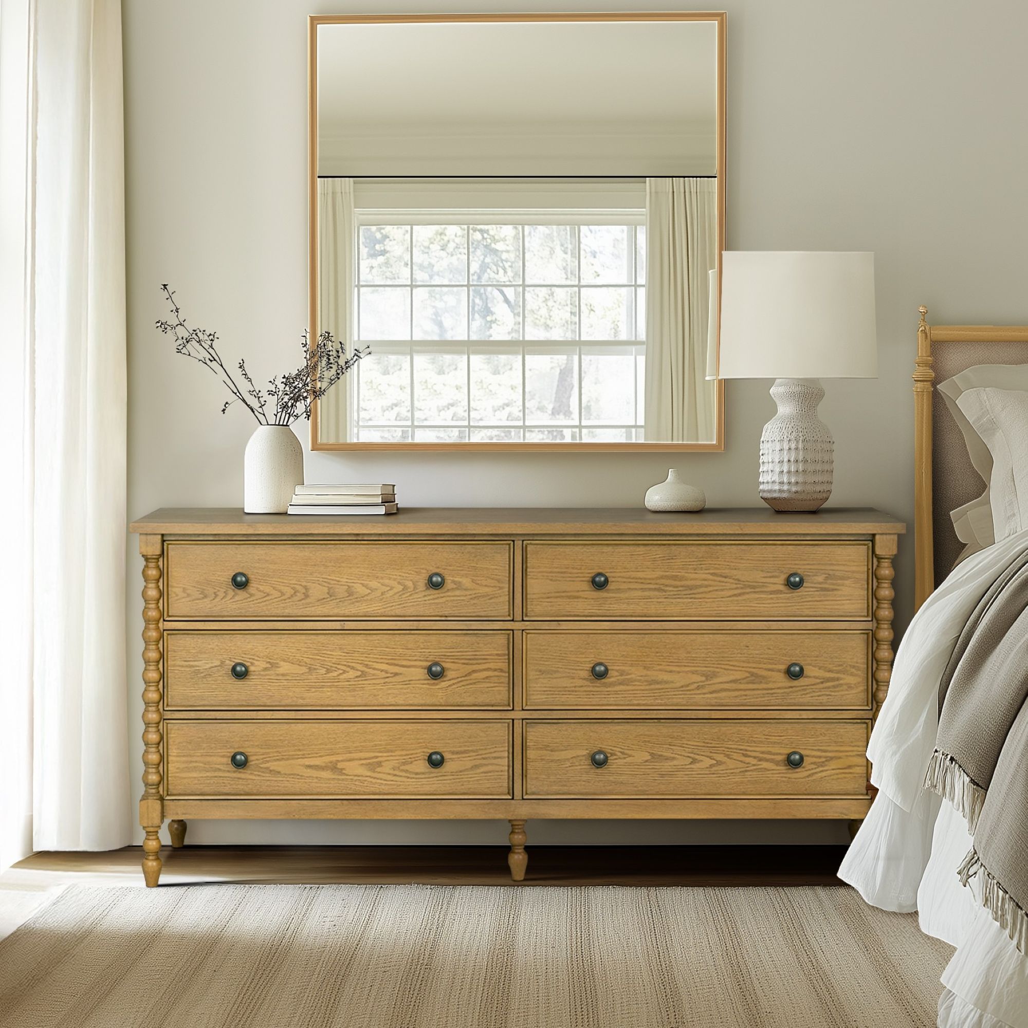 big bedroom dresser Bodhi Wide Although it perfectly can be paired with different rustic or farmhouse furniture pieces Beckett Large Dresser in Natural