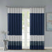 Amherst - 84" Polyoni Pintuck Window Panel - Navy - Simple Home Plus
