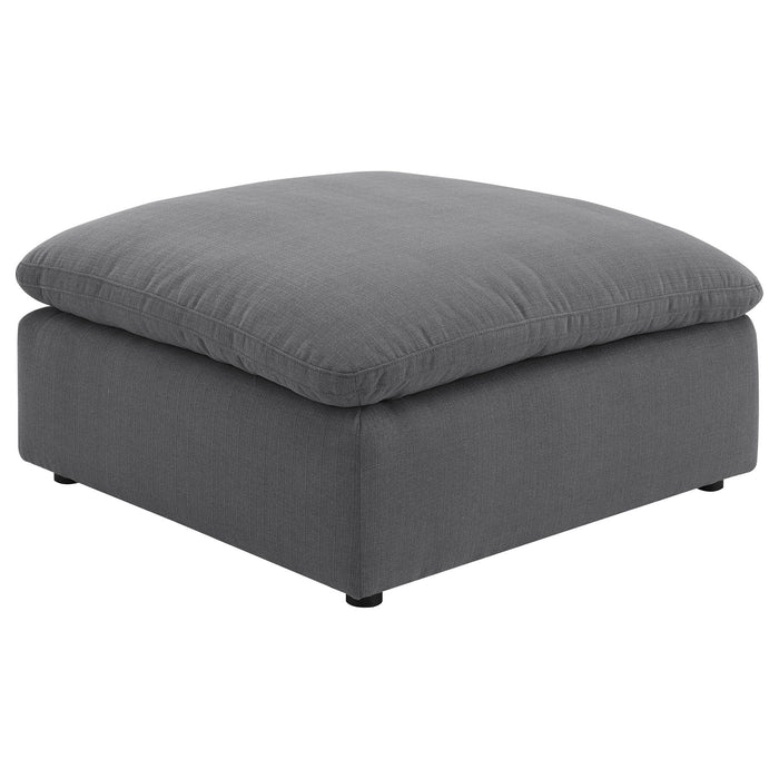 Hobson - Square Upholstered Ottoman - Simple Home Plus
