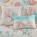 Pebble Beach - 6 Piece Reversible Coverlet Set - Coral - Simple Home Plus