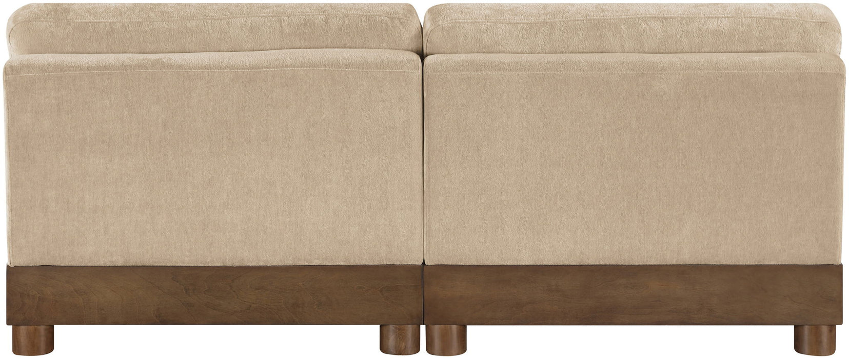 Turin - Chenille Fabric Upholstered Modular Sectional - Beige - Simple Home Plus