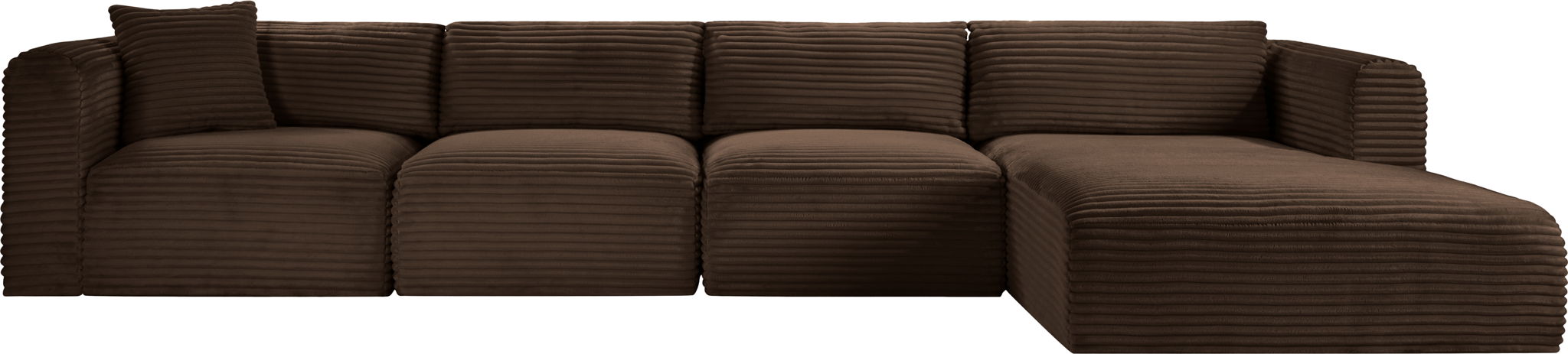 Shaggy - 4 Piece Modular Sectional - Simple Home Plus