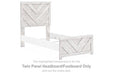 Cayboni - Twin Panel Headboard/Footboard - Whitewash - Simple Home Plus