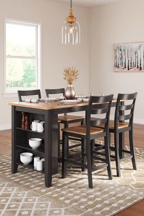 Gesthaven - Rectangular Dining Room Counter Set - Simple Home Plus