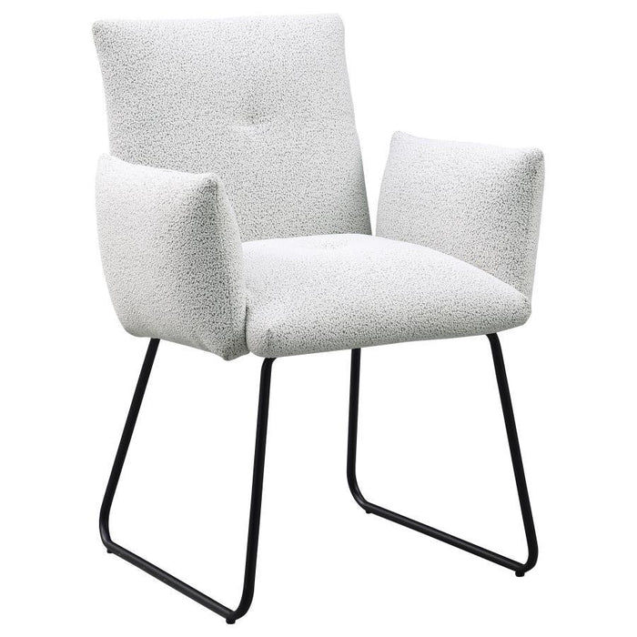 Ackland - Upholstered Dining Side Chair (Set of 2) - Light Gray - Simple Home Plus