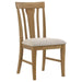 Hartville - Dining Side Chair (Set of 2) - Natural Light Brown - Simple Home Plus