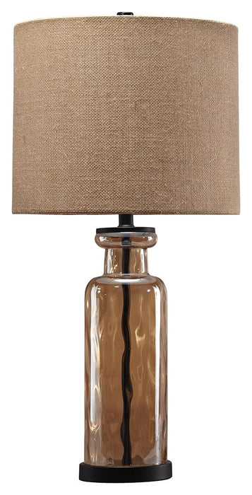 Laurentia - Champagne - Glass Table Lamp - Simple Home Plus