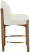 Torino - Counter Stool With Brushed Brown Base - Simple Home Plus