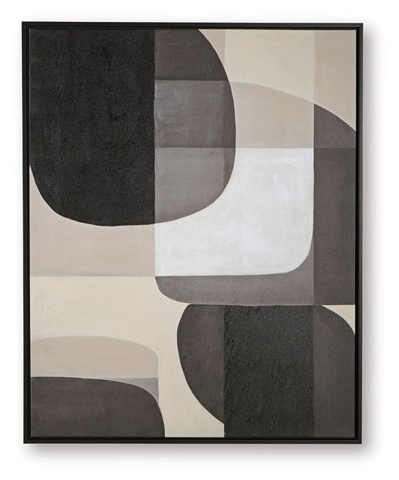 Kesleigh - Black / White - Wall Art - Simple Home Plus