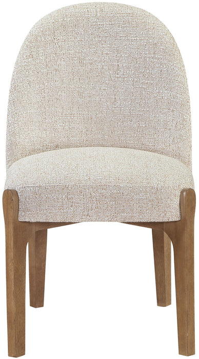 Torino - Upholstered Dining Chair With Brushed Brown Base (Set of 2) - Simple Home Plus