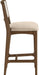Atrium - Counter Stool With Brushed Brown Base (Set of 2) - Simple Home Plus